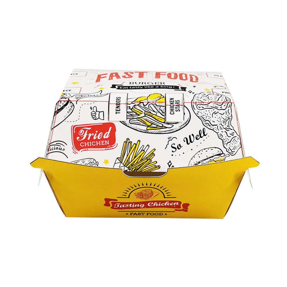 burger box cardboard
