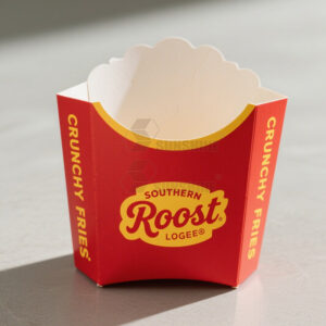 fast-food-box--35 Custom French Fries Box Disposable Paper Snack Food Packaging Printed Logo Takeaway Box