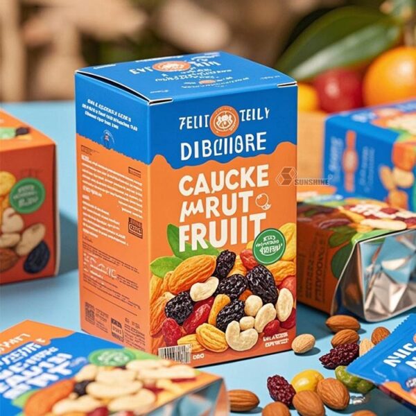 Wholesale Nut Box Custom Logo Printed Paper Snack Packaging for Retail - Image 2