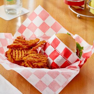 Custom Food Wrapping Paper Greaseproof Burger Sandwich Paper with Logo Printing Wholesale