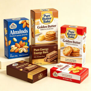 Eco Friendly Snack Packaging Boxes for Cookies and Granola Bars Wholesale